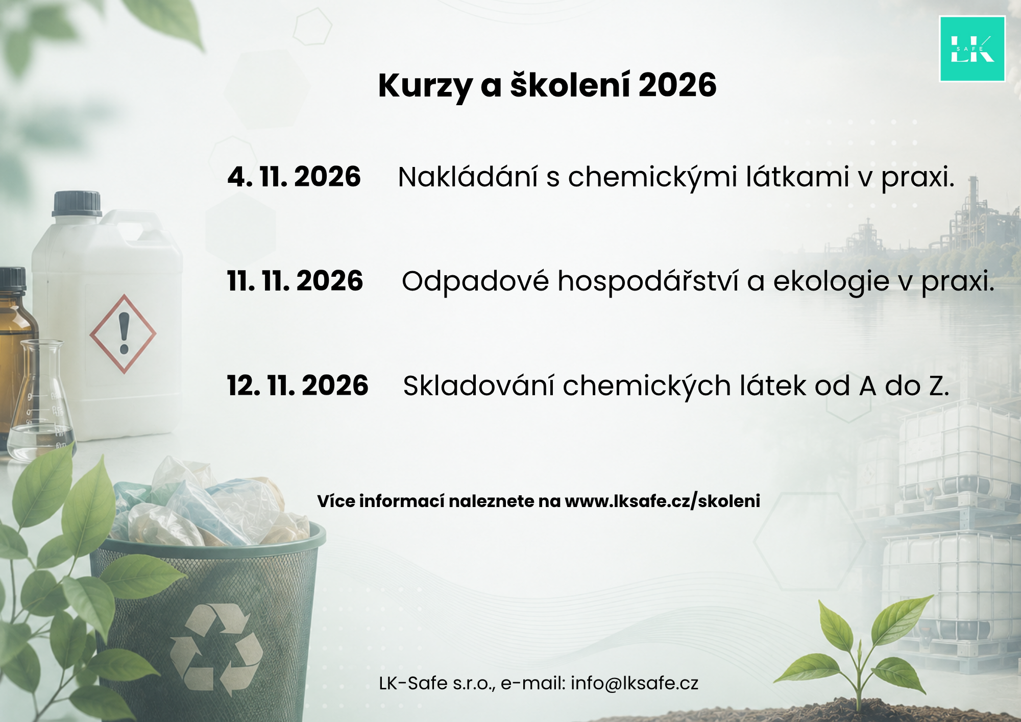 Kurzy a školení 2026 Kurzy a školení 2026